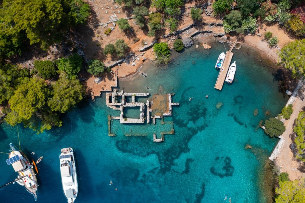 Gocek,,Fethiye,Mu?la,,Turkey,A,Sailing,Yacht,In,Gocek,,On